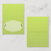 Platzkarte für grüne Musik (Vorne/Hinten)