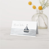 Platzkarte für Hochzeiten an der Küste (Rückseite)