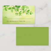 Platzkarte für Hochzeitsempfang (Vorne/Hinten)