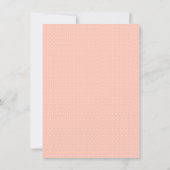 Platzkarte für Hochzeitstellen dank Nachricht (Rückseite)