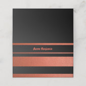 Platzkarte für Hoops Bar Mitzvah Collection (Außenseite Aufgefaltet)