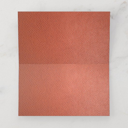 Platzkarte für Hoops Bar Mitzvah Collection (Innenseite Aufgefaltet)