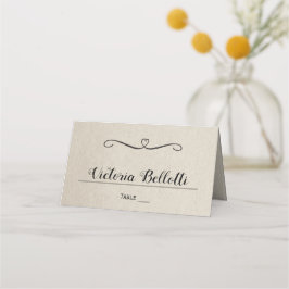 Platzkarte für klassische Sitze - Kraftpapier