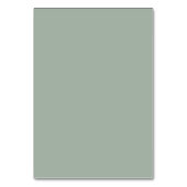 Platzkarte für Minimalistisches Skript-Individuell Tischnummer (Rückseite)