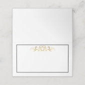 Platzkarte für Party (Außenseite Aufgefaltet)