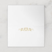 Platzkarte für Party (Außenseite Aufgefaltet)