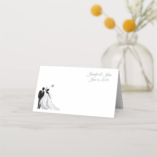 Platzkarte-Hochzeit-Individuelle Namen mit falsche Platzkarte (Vorderseite)