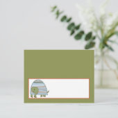 Platzkarte Laguna Beach Turtle Frog Pond Postkarte (Stehend Vorderseite)