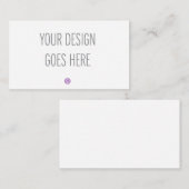 Platzkarte oder Buffet-Etiketten DIY DRUCKEN Visitenkarte (Vorne/Hinten)