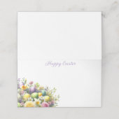 Platzkarte-Osterfeier Platzkarte (Außenseite Aufgefaltet)