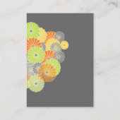 Platzkarte PixDezines, Visitenkarten Kiku/Chubby (Rückseite)