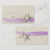 Platzkarte Starfish und Ribbon (Vorne/Hinten)
