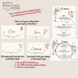 Platzkarte Tischnummer