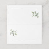 Platzkarte von Hochzeiten oder Veranstaltungen (Außenseite Aufgefaltet)