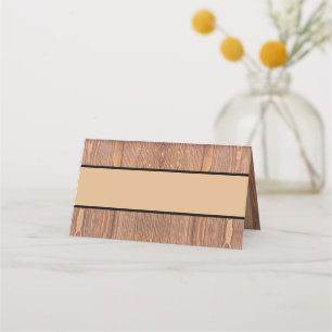 Platzkarte von Holzpanels
