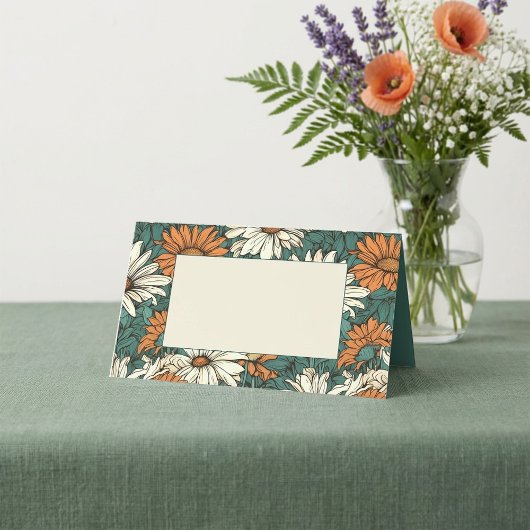 Platzkarte von hübschen Blume mit dem Namen des Ga