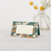 Platzkarte von hübschen Blume mit dem Namen des Ga (Rückseite)