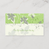 Platzkarte von Vögeln und Besonderen Anlässen (Rückseite)