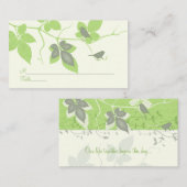 Platzkarte von Vögeln und Besonderen Anlässen (Vorne/Hinten)