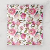 Platzkarte von Wasserfarben (Innenseite Aufgefaltet)