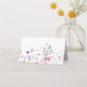 Platzkarte von Wildblumen (Rückseite)