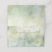 Platzkarten (Außenseite Aufgefaltet)