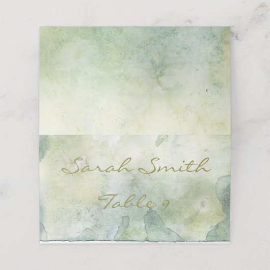 Platzkarten (Außenseite Aufgefaltet)