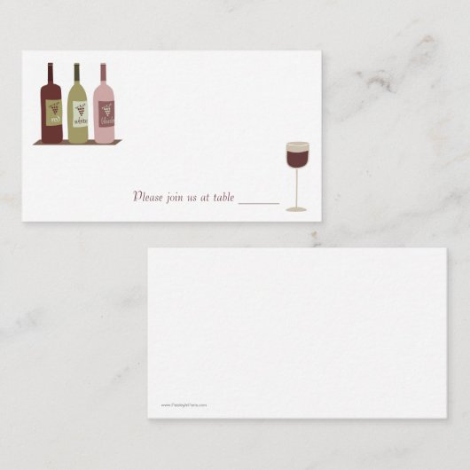 Platzkarten (Vorne/Hinten)