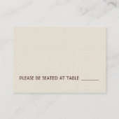 Platzkarten am Strand (Rückseite)