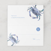 Platzkarten am Strand mit Wahlmöglichkeit (Außenseite Aufgefaltet)