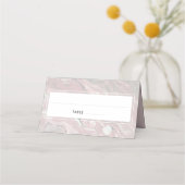 Platzkarten aus Boho Blush-Marmor (Vorderseite)