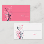 Platzkarten der Marine, Rosa und Weißen Flora (Vorne/Hinten)