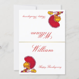 Platzkarten des Erntedanks mit der Türkei