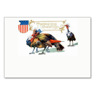 PLATZKARTEN des ERNTEDANKS Tischnummer