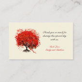 Platzkarten des Roten Herzens (Rückseite)