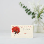 Platzkarten des Roten Herzens (Stehend Vorderseite)