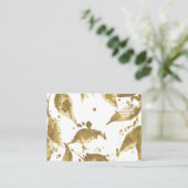 Platzkarten | Flach. Zelt. Escort. Modern. Custom (Stehend Vorderseite)