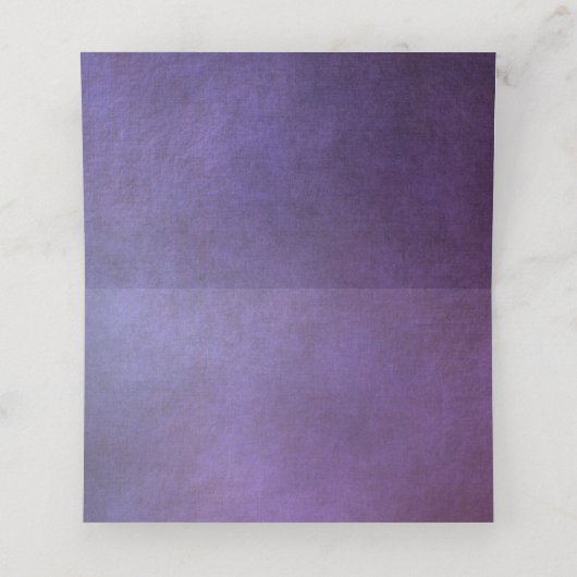 Platzkarten für die Beförderung von lila Golddruck (Innenseite Aufgefaltet)