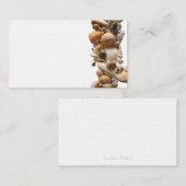 Platzkarten für die vertikale Muschel (Vorne/Hinten)