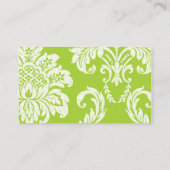 Platzkarten für grüne Damaskals (Rückseite)