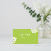 Platzkarten für grüne Damaskals (Stehend Vorderseite)