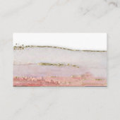 Platzkarten für Hochzeiten mit Peach und Gold Wate (Rückseite)