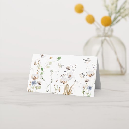 Platzkarten für Hochzeiten von Wasserfarben (Rückseite)