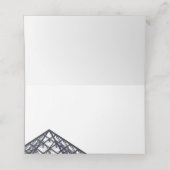 Platzkarten für industrielle Architektur (Innenseite Aufgefaltet)