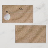 Platzkarten für Strandservice Business Card (Vorne/Hinten)