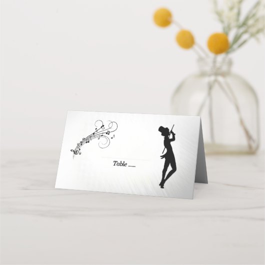 Platzkarten gestochen Tanz (Vorderseite)