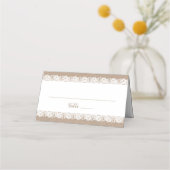 Platzkarten, Hochzeitsketten, rustikal Platzkarte (Vorderseite)