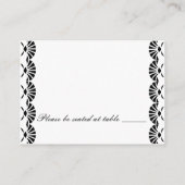 Platzkarten im Art Déco-Stil des Weißen Orients (Rückseite)