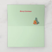 Platzkarten: Liebe von Weihnachten Platzkarte (Innenseite Aufgefaltet)