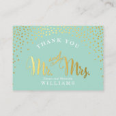 PLATZKARTEN Mini-Fleck Konfetti Goldminze (Rückseite)